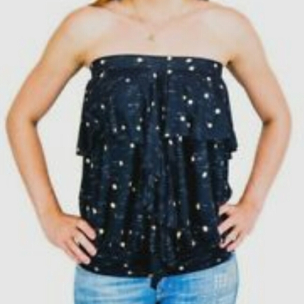 Free People Polka Dot Tube Top XS